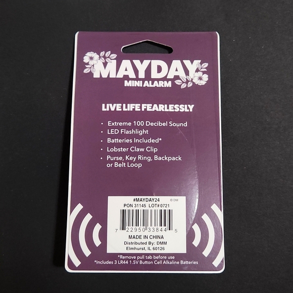 MAYDAY MINI ALARM KEYCHAIN - Picture 4 of 4